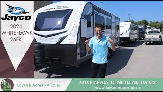 2024 Jayco Whitehawk 26FK  Knows Where the Bodies are Buried  Layzee Acres RV Sales