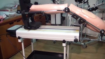 Knee CPM Fisiotek 2000 N - video training for programming and use