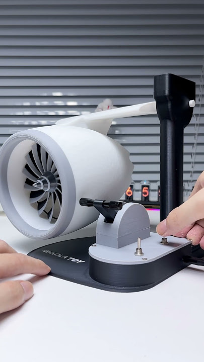 Aircraft engine desktop fan