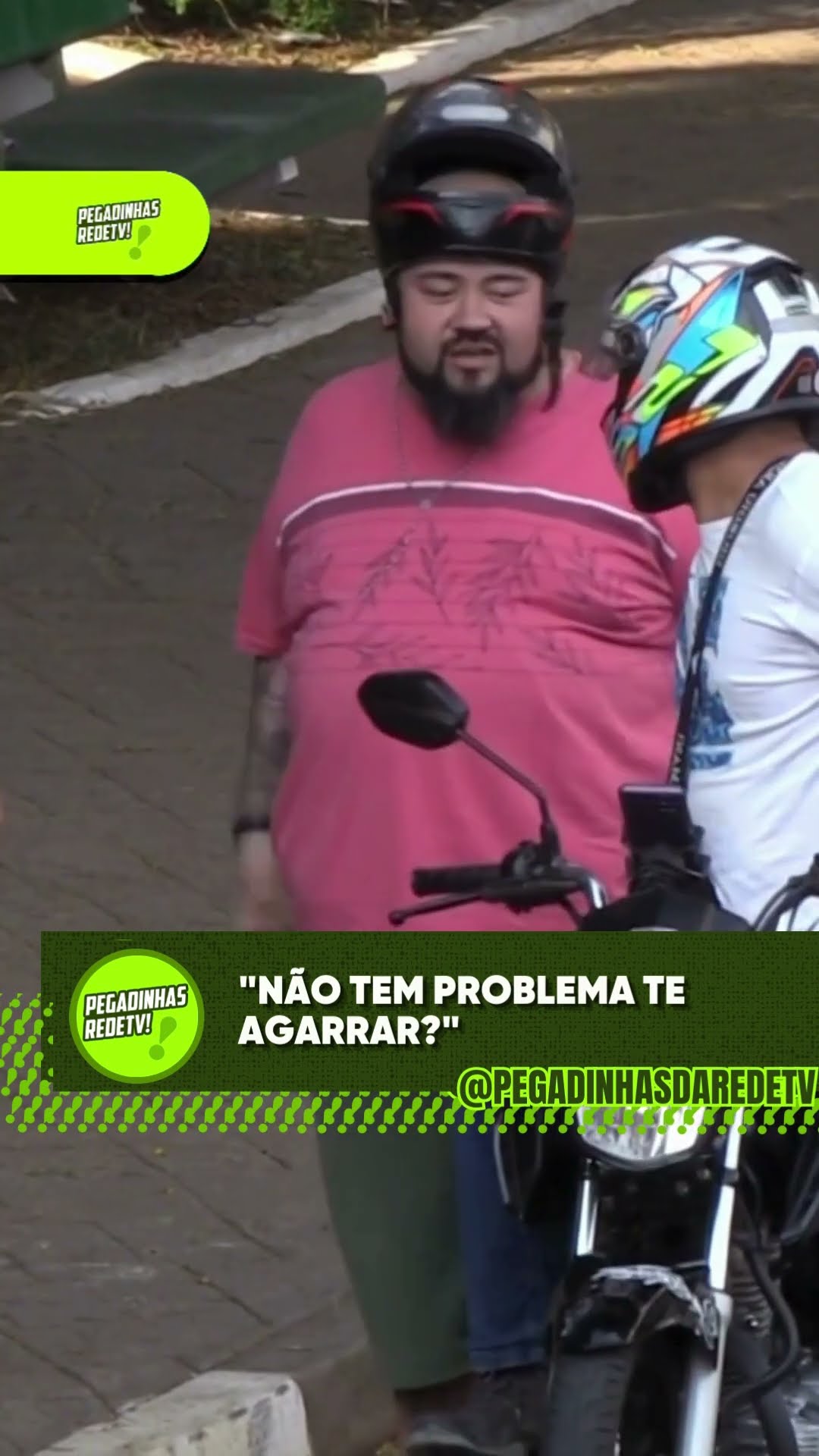 NÃO TEM PROBLEMA TE AGARRAR? PEGADINHA COM MOTOTÁXI - PEGADINHAS DA REDETV!