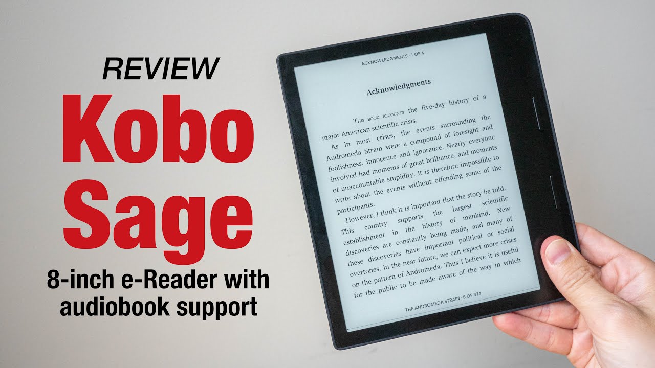 Review: 7 Kobo Libra 2 vs 8 Kobo Sage, which e-ink e-reader