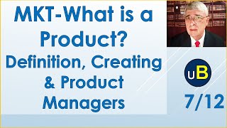 1187Mkt-Products, Creating Products, Product Managers, Classifications 7/12