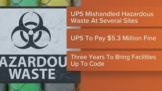 UPS settles with EPA over hazardous waste