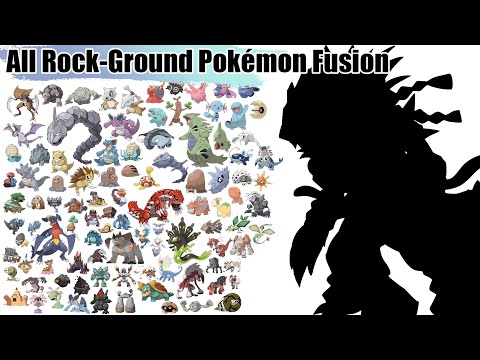 WORLD RECORDS : All 139 Rock & Ground Type Pokémon Fusion by Region ...