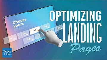 How do I optimize landing pages to improve organic search visibility?