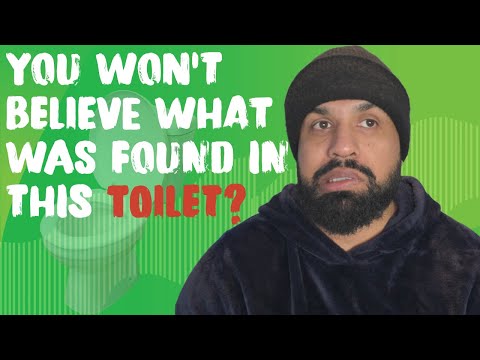 YOU WON'T BELIEVE WHAT WAS FOUND IN THIS TOILET?