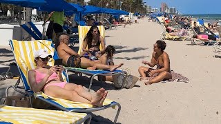 🇺🇸 Nice day at Miami beach walk | beach walk 4k
