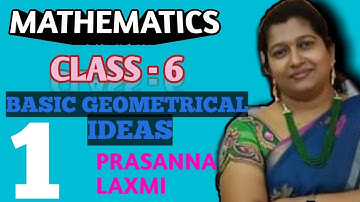Part-1:Basic Geometrical Ideas/Mathematics/Class 6/TS/AP/STATE/CBSC/NCERT/SYLLABUS/BY PRASANNA LAXMI