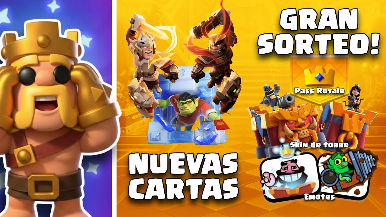 🎁 Pass Royale GRATIS y mas! en sorteo + Nuevas Skins de TROPAS en Clash Royale Chino 😍