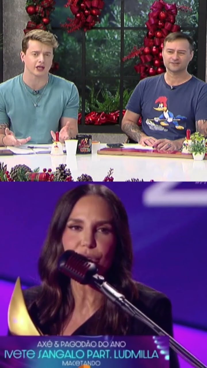 Ficou nervosa? Ivete Sangalo esquece de Ludmilla durante prêmio e gera climão na Web