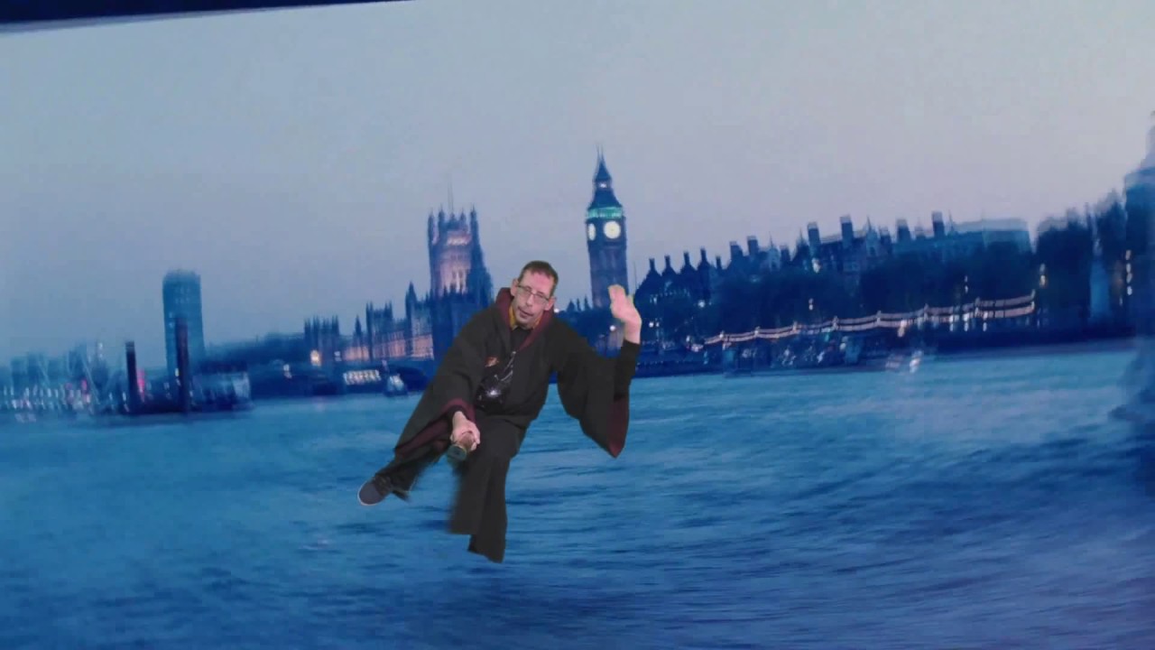 Falmouth Legend Lee Coleman.  Lee Potter is having the time of his life in Harry Potter Land