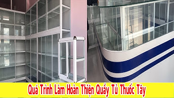 Làm hoàn thiện quầy tủ thuốc tây