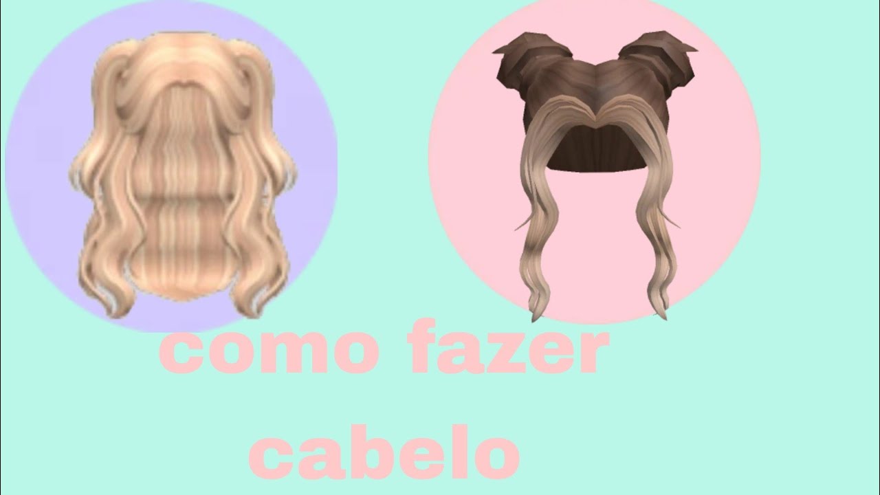 como fazer cabelo no roblox 