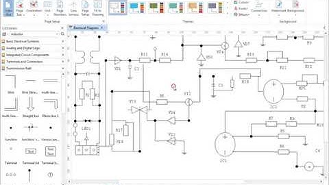 How Create Circuit Diagram with Edraw