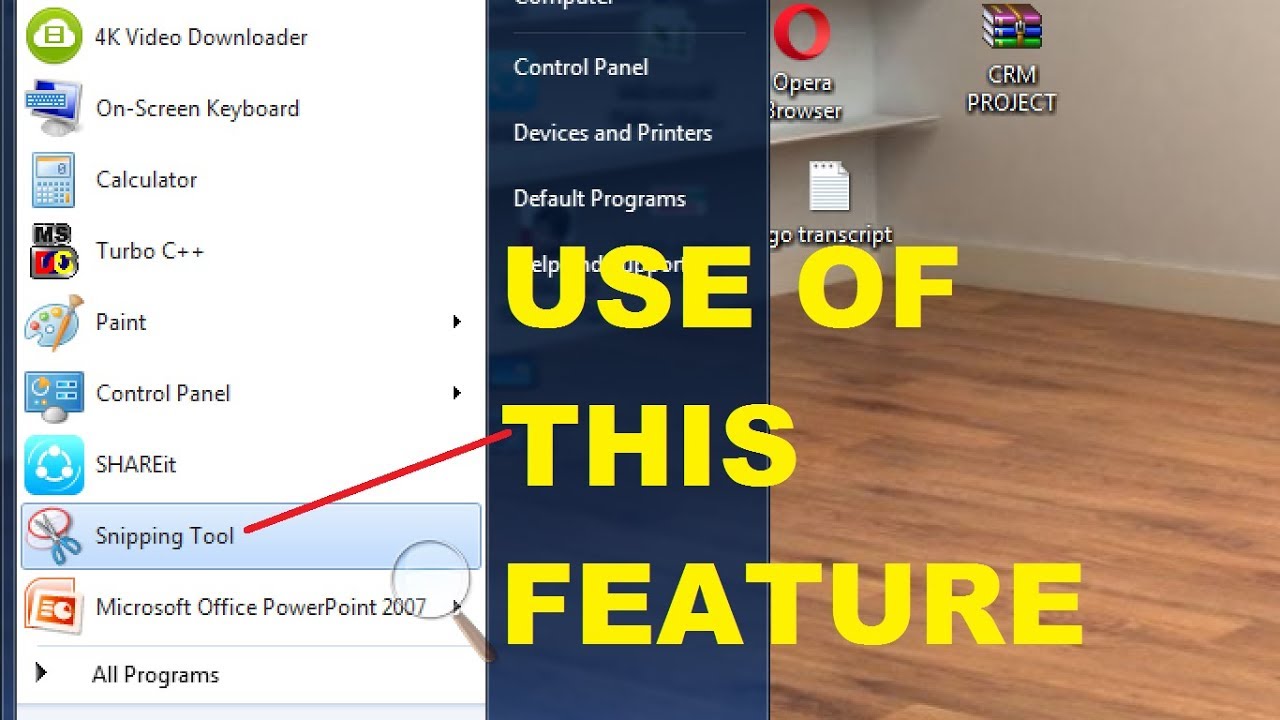 use of snipping tool in pc/computer || snipping tool || computer tips ...