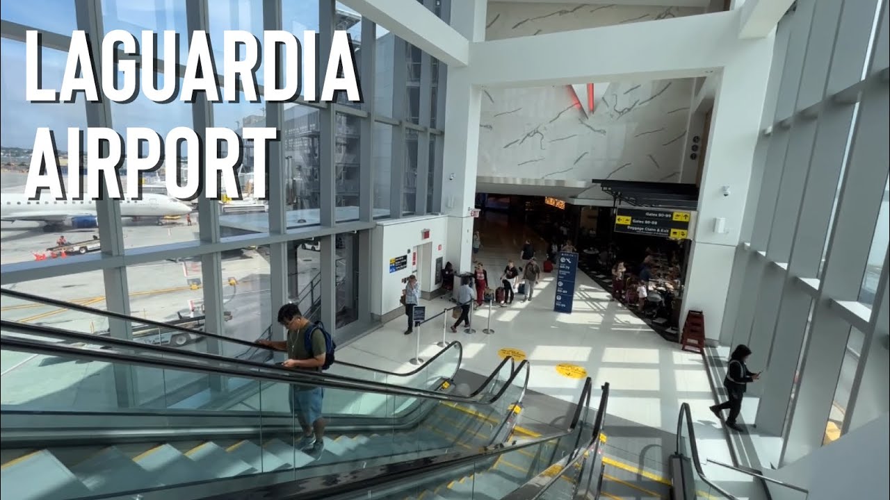 New York City LaGuardia Airport Walking Tour [4K]