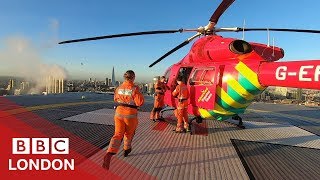 Flying with London's air ambulance  BBC London