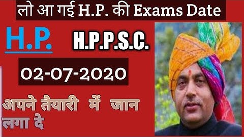 HPPSC Exams Date 2020 | HAS, HPPSC, HPJS Himachal Pradesh | GK | Notification |