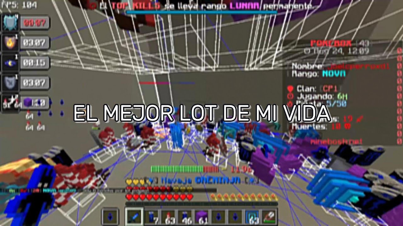 EL MEJOR LOT QUE DEJO UN HACKER TRAS MATAR TODO EL SERVIDOR (MINEBOSH)