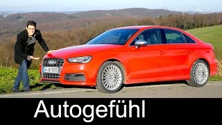 Audi S3 Sedan Limousine quattro FULL REVIEW test driven 300 hp - Autogefühl