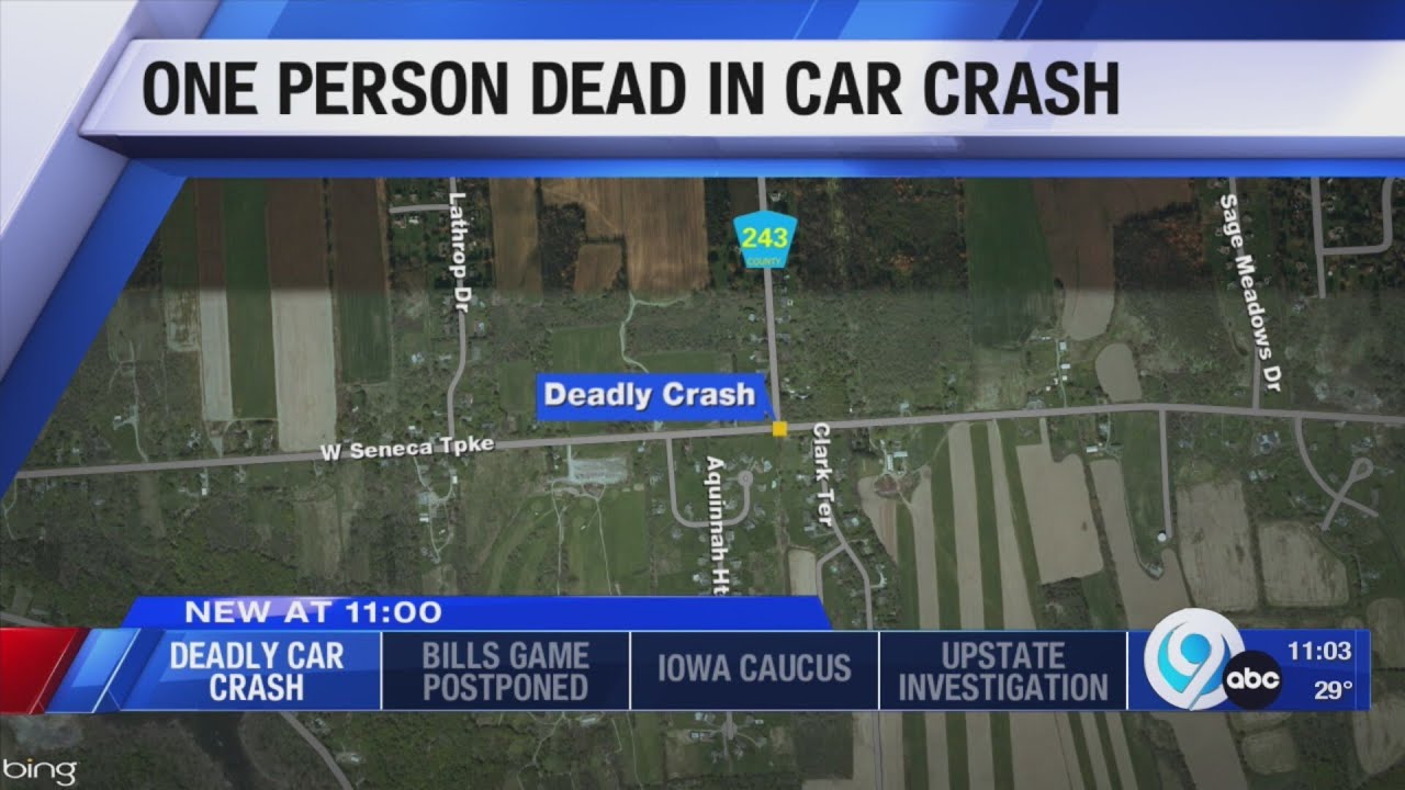 One dead in Marcellus car crash YouTube