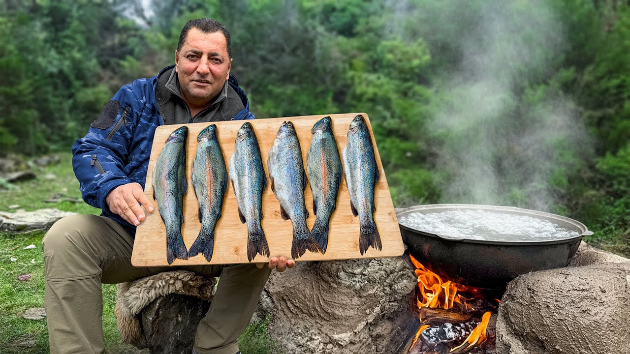 Самый большой улов в истории — приготовлен на открытом воздухе! 🐟🔥