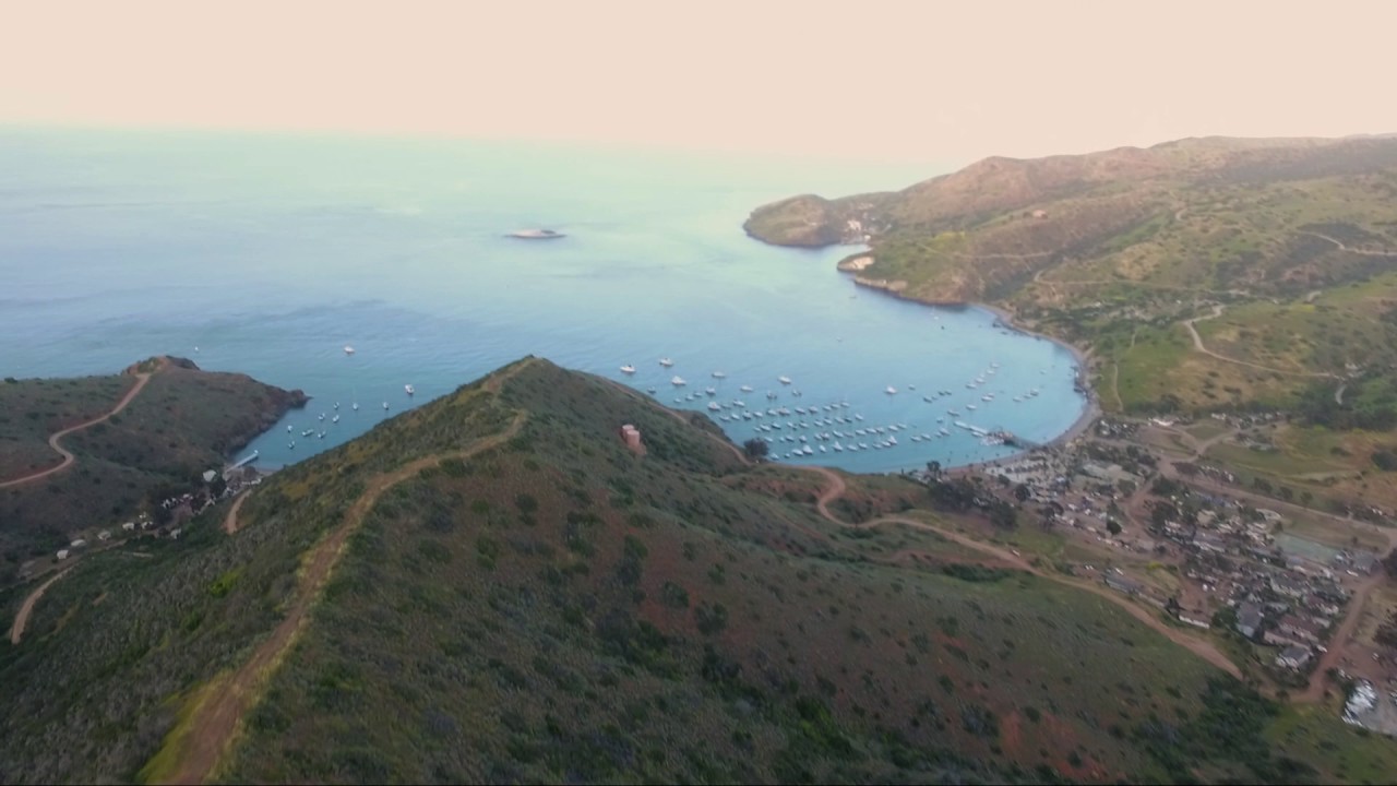 Two Harbors in Catalina From A Drone YouTube