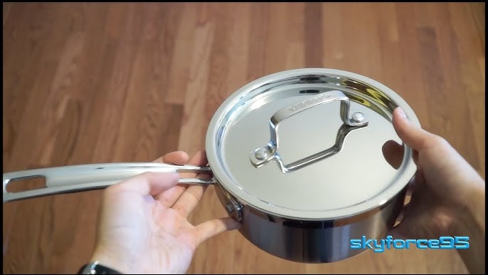 Ecolution Pure Intentions Stainless Steel 1-Quart Saucepan with Glass Lid