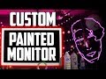 I PAINTED MY MONITOR ! - How to Paint A Computer Monitor !