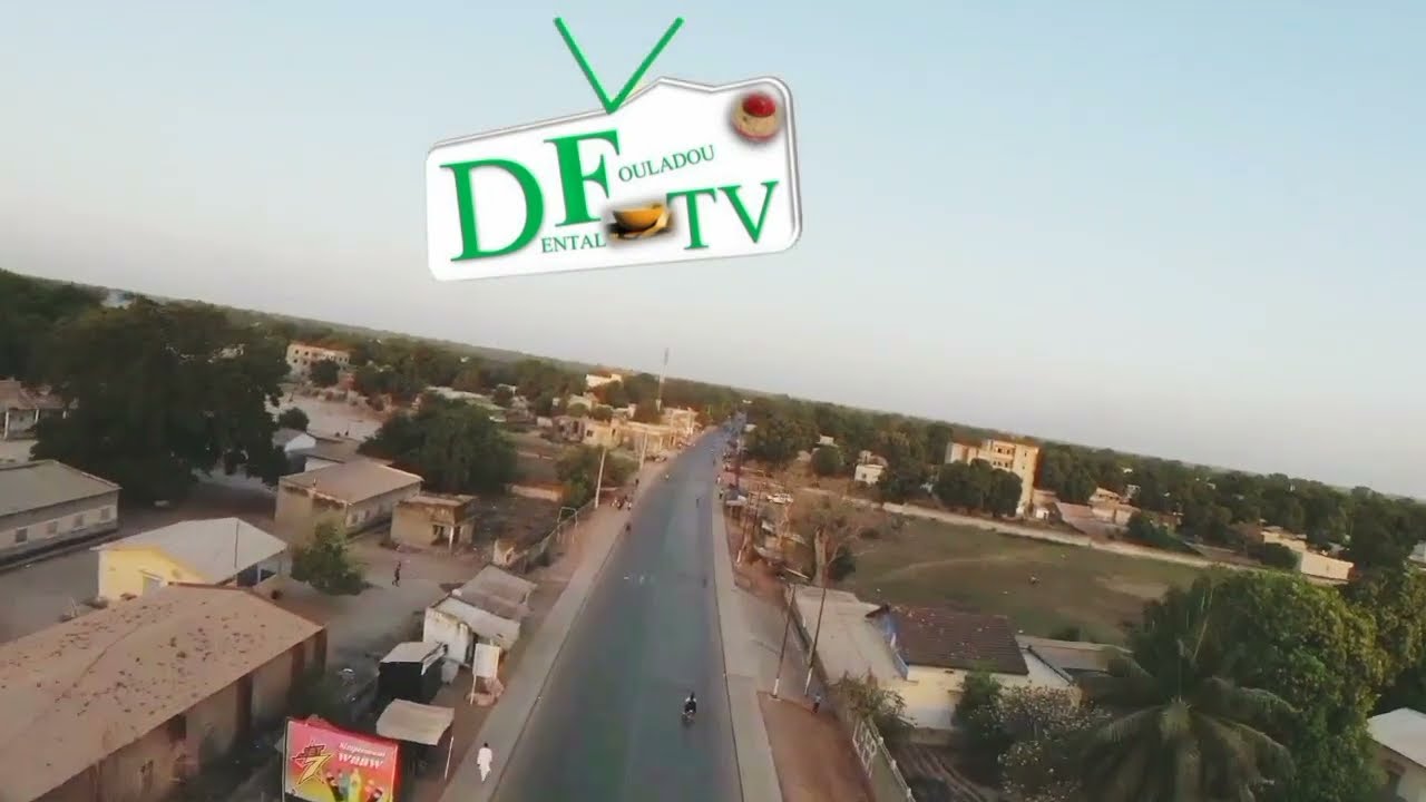 La ville de Kolda, une belle vue du ciel