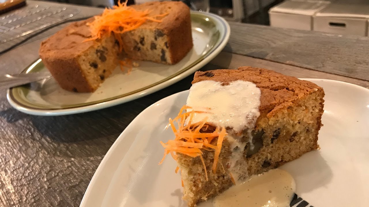 卵乳製品小麦粉不使用 アレルギー対応 にんじんケーキの作り方 Youtube