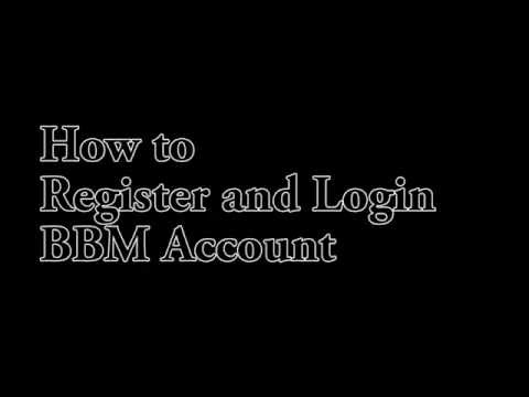 How to Register BBM Account Using Phone Number