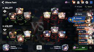 Epic Seven - Guild War - Exotic vs Acolytes (LostShiryu) - Stinger Stronghold