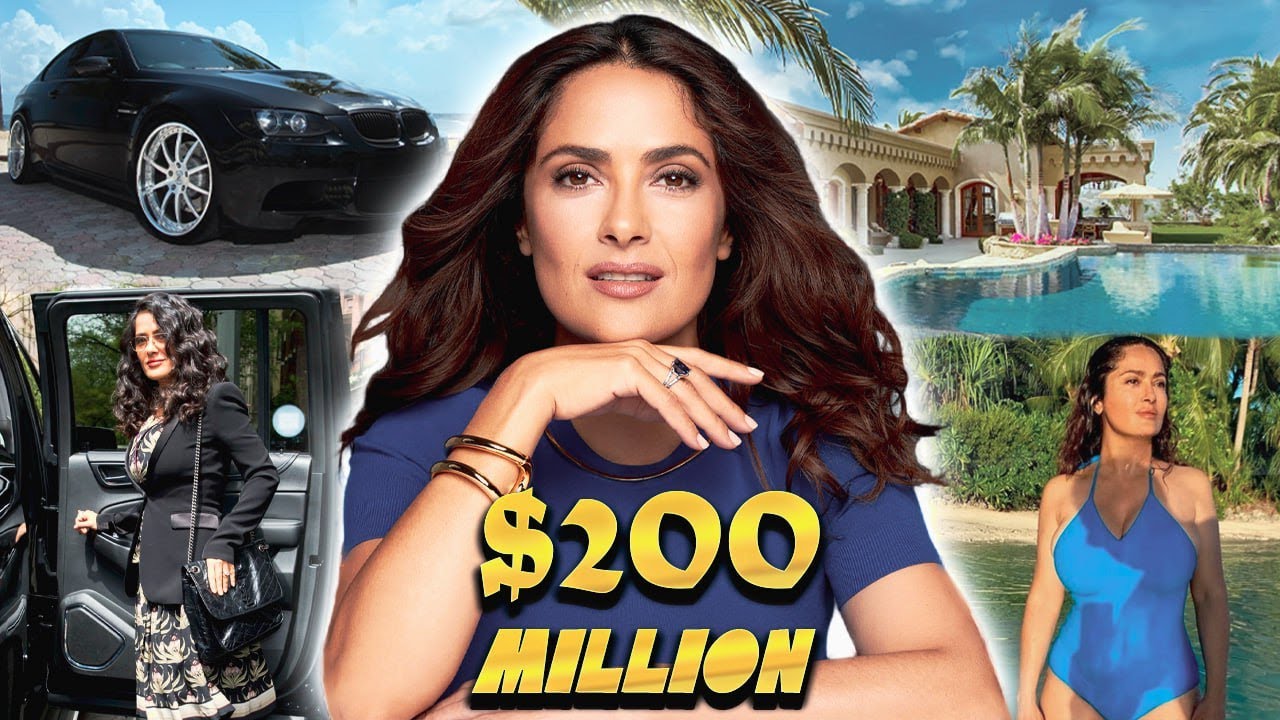 Salma Hayek Lifestyle 2023 | Net Worth, Car Collection, Mansion, Rich