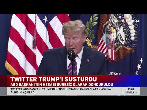 Twitter Trump'ı Susturdu! ABD Başkanı Trump'ın Hesabı Süresiz Donduruldu