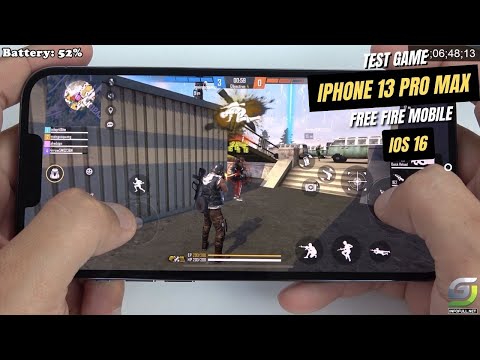 iPhone 13 Pro Max IOS 16 Test game Free Fire Mobile