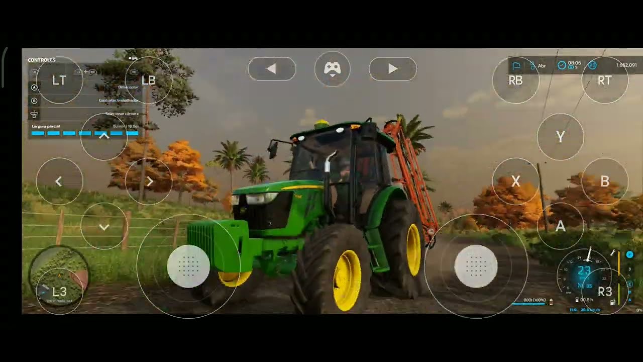GAMEPLAY FS 22 NO ANDROID - Comprando o Trator Para a Plantadeira - YouTube