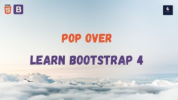 #28 Popover Bootstrap 4 - Learn Bootstrap 4 tutorials for beginners - No Commentary