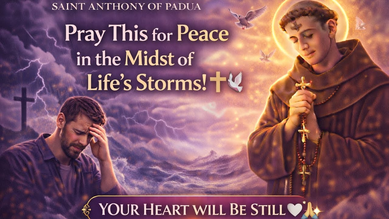 🙏 DAY 17 LENTEN PRAYER FOR PEACE DURING TROUBLED TIMES | SAINT ANTHONY OF PADUA 
