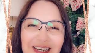 Ana Gabriel desea una Feliz Navidad.