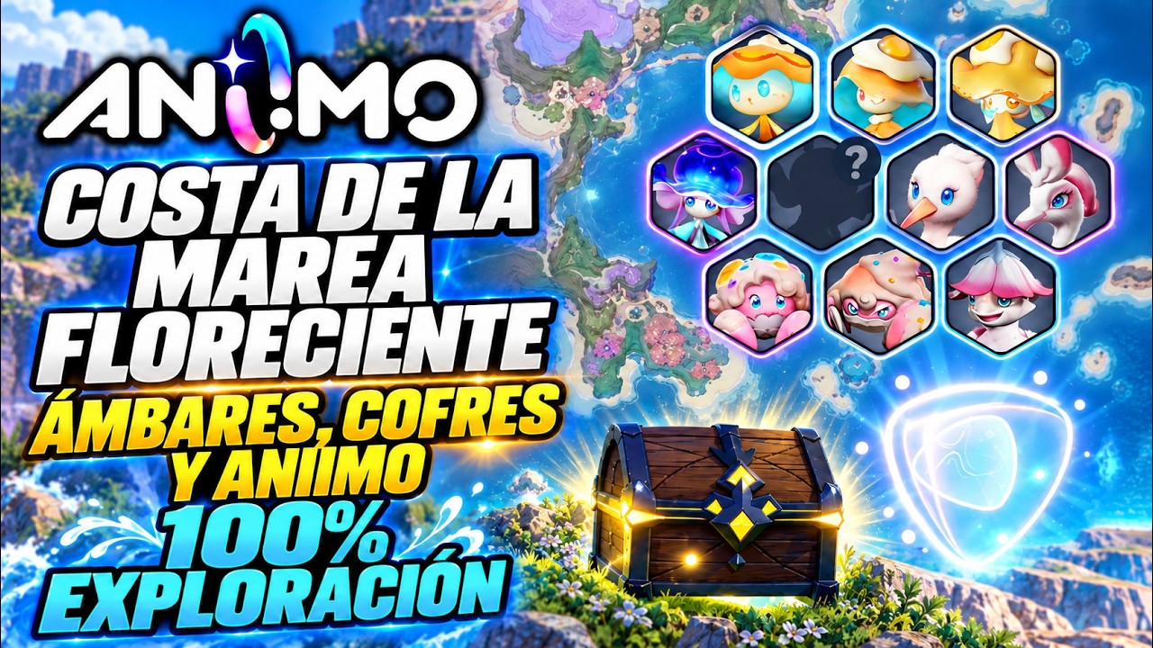 todos los coleccionables de Costa de la Marea Floreciente en Aniimo