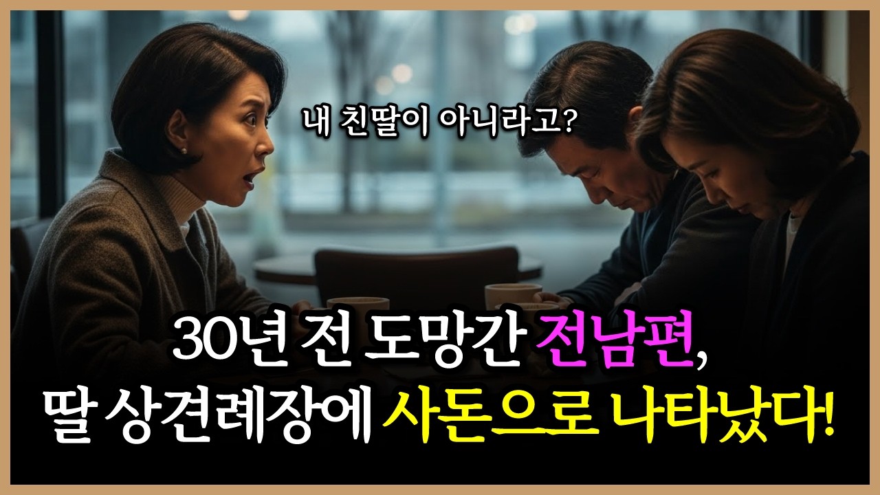 30년 전 도망간 전남편...딸 상견례장에 사돈으로 나타났다! (충격적인 반전) | 시니어드라마 | 감동사연 | 노후사연 | 사연라디오 | 오디오북