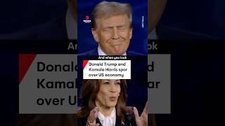 Donald Trump and Kamala Harris spar over US economy in ABC News presidential debate