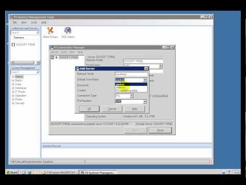 OSIsoft: Connect to PI and Manage the SDK Known Servers Table. v2010