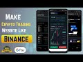 How To Make Crypto Trading Website Like Binance || Vinance Digital Trading Website Free Script