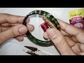 Latest New designer Silk Thread Bangles making || Latest silk thread Bangles making at home by Neela