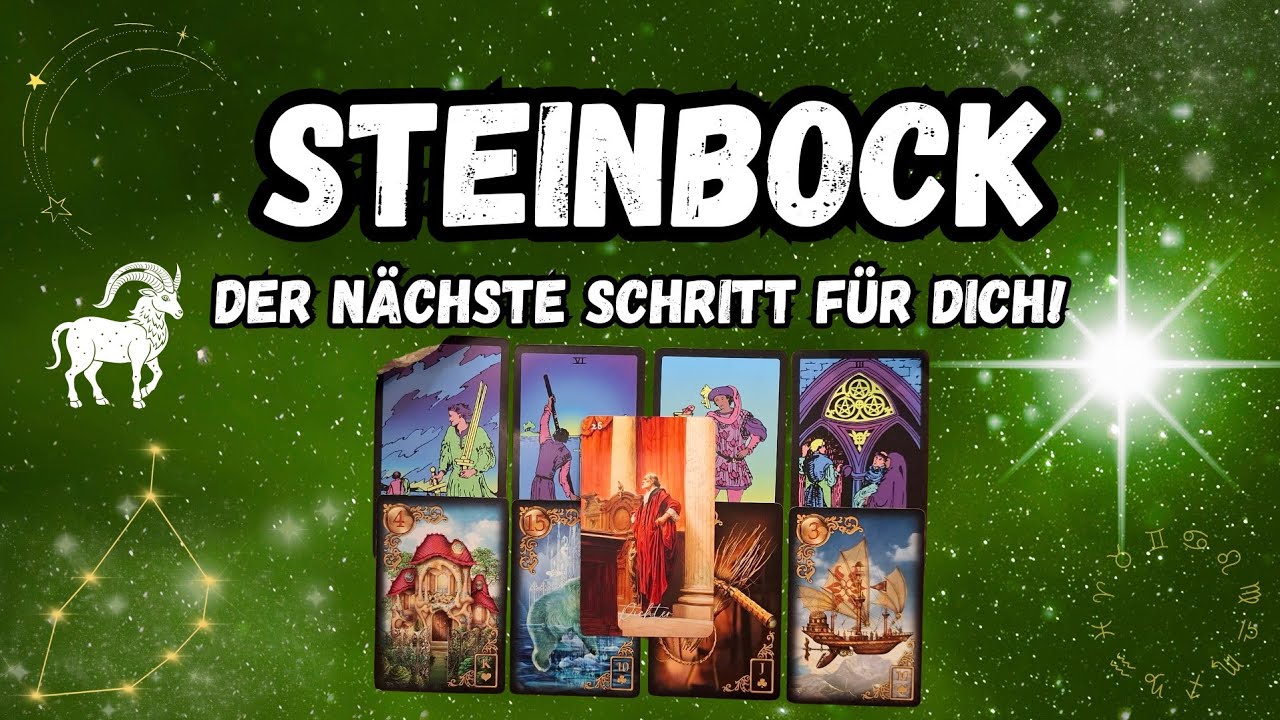 STEINBOCK, SCHAU JETZT IN DEINE WOCHE REIN! ♑️🗯