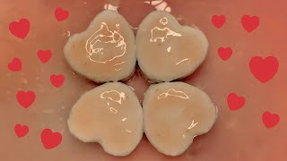 ASMR ❤️ Valentine's Soaps Set ❤️ Soaked Soap | АСМР Мыление и Размокшее Мыло