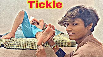 ASMR Feet Tickle Therapy : Unexpected Reaction 😳