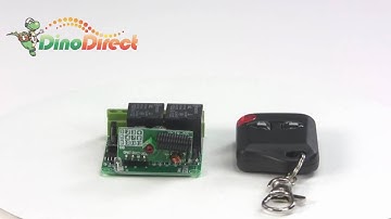 Wireless Remote Control Switch System AK-RK02B-12+AK-MF02  from Dinodirect.com